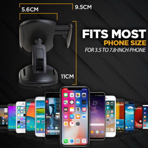 360° Transformable Car Phone Mount