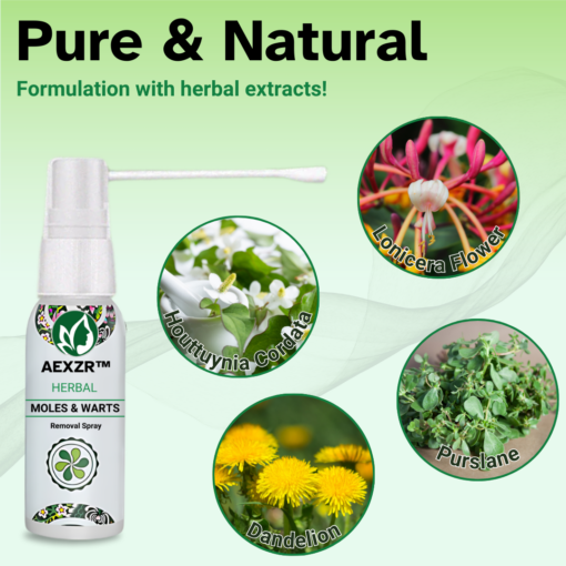 AEXZR™ Herbal Moles & Warts Removal Spray