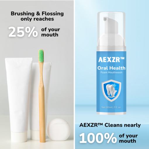 AEXZR™ Oral Health Foam Mouthwash