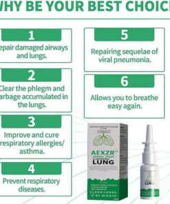 AEXZR™ Organic Herbal Lung Cleanse Repair Nasal Spray