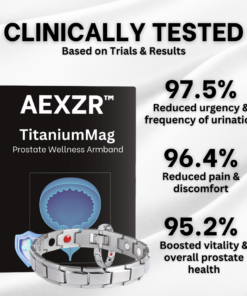 AEXZR™ TitaniumMag Prostate Wellness Armband