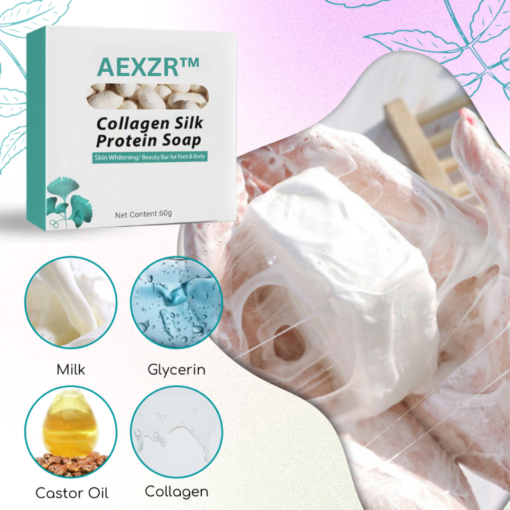 AEXZR™ Collagen Silk Protein Soap