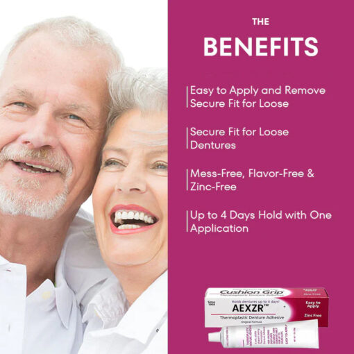 AEXZR™ Thermoplastic Denture Adhesive