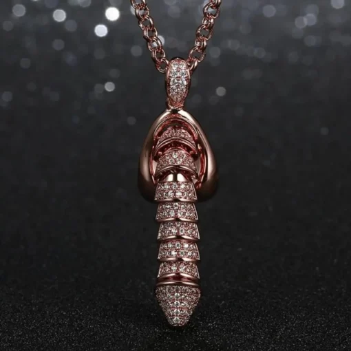 925 Sterling Silver Pullable Penis Pendant