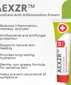 AEXZR™ GlansCare Anti-Inflammation Cream - Recommended by Medical Experts!