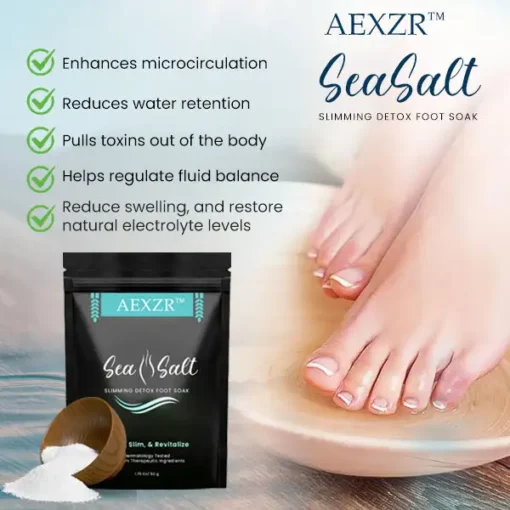 AEXZR™ Sea Salt Slimming Detox Foot Soak