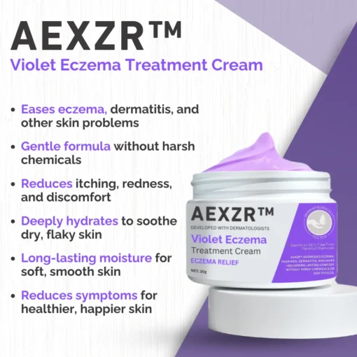 AEXZR™ Violet Eczema Treatment Cream