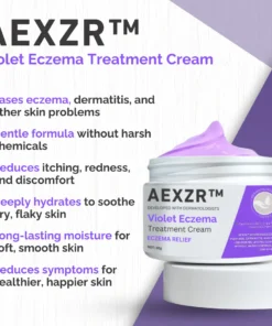 AEXZR™ Violet Eczema Treatment Cream