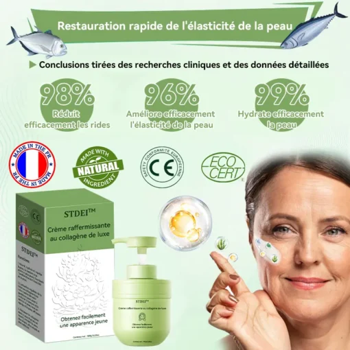 STDEI™ Crème Raffermissante au Collagène de Luxe