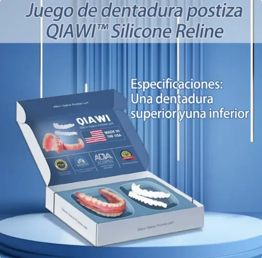 QIAWI™- Premium Custom Silicone Denture Set - Image 2