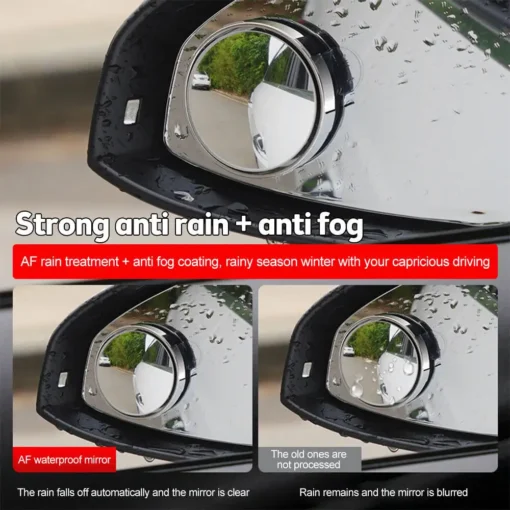 Suction Cup Car Convex Blind Spot Mirror (1 Set / 2 Pcs) - Image 3