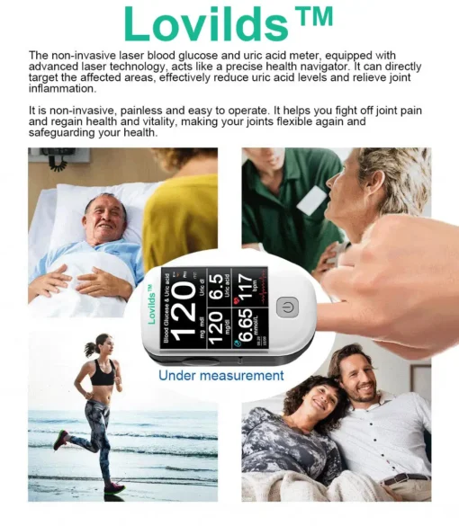 LOVILDS™ Next-Generation Intelligent Multifunctional Non-Invasive Laser Blood Glucose Meter - Image 8