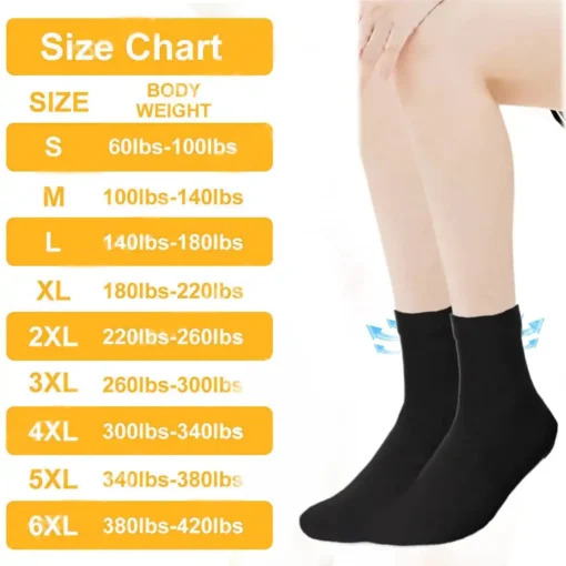 NESLEMY® VitaluxeTourmaline Magnetic Compression Therapy Socks - Image 13