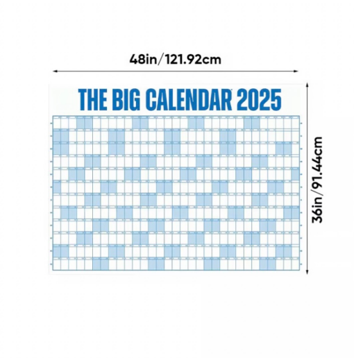 The Big Calendar 2025 | Dry Erase - Image 4